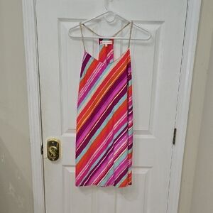 Jude Connally Vibrant Striped Dress SZ 8